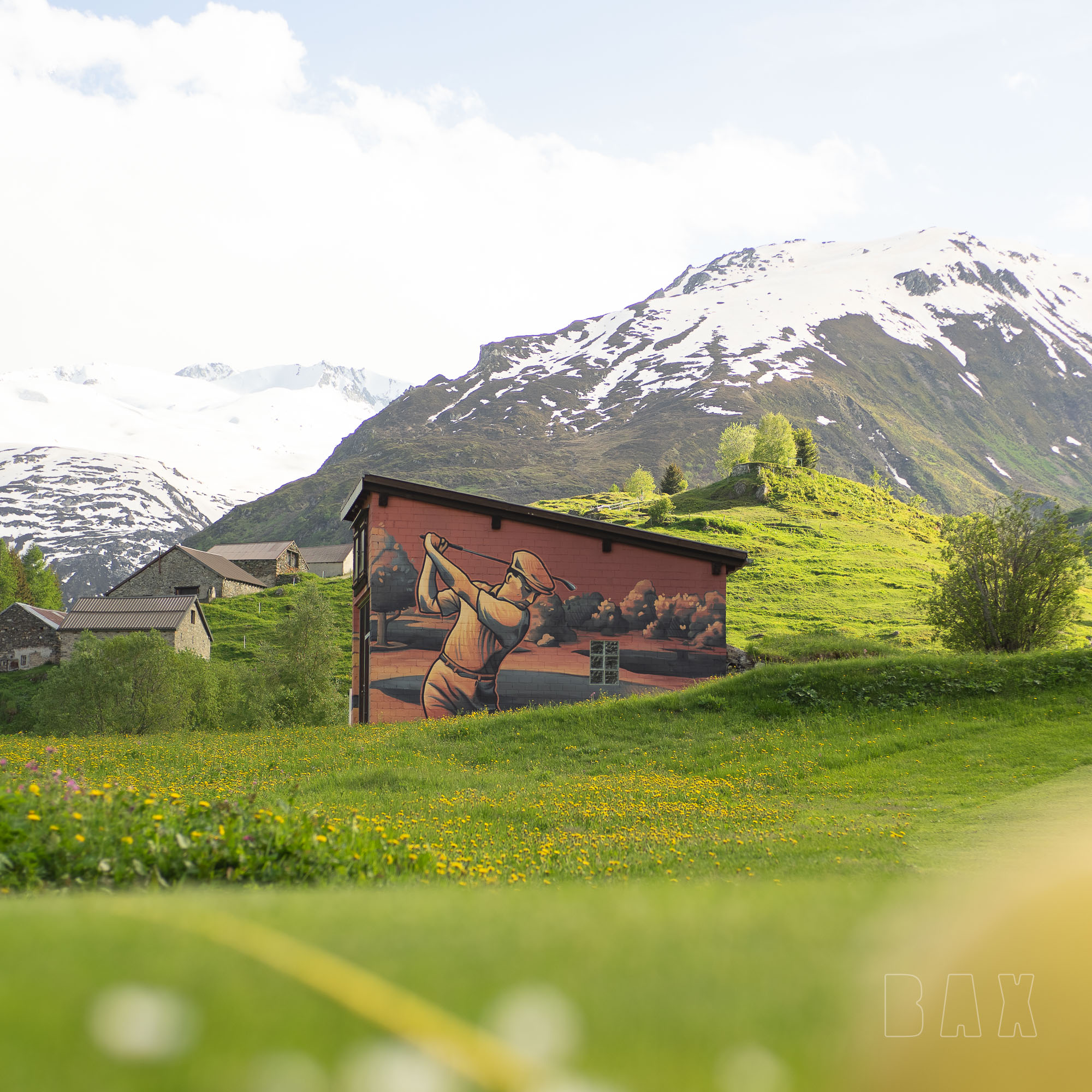 Golfer Starterhaus Realp