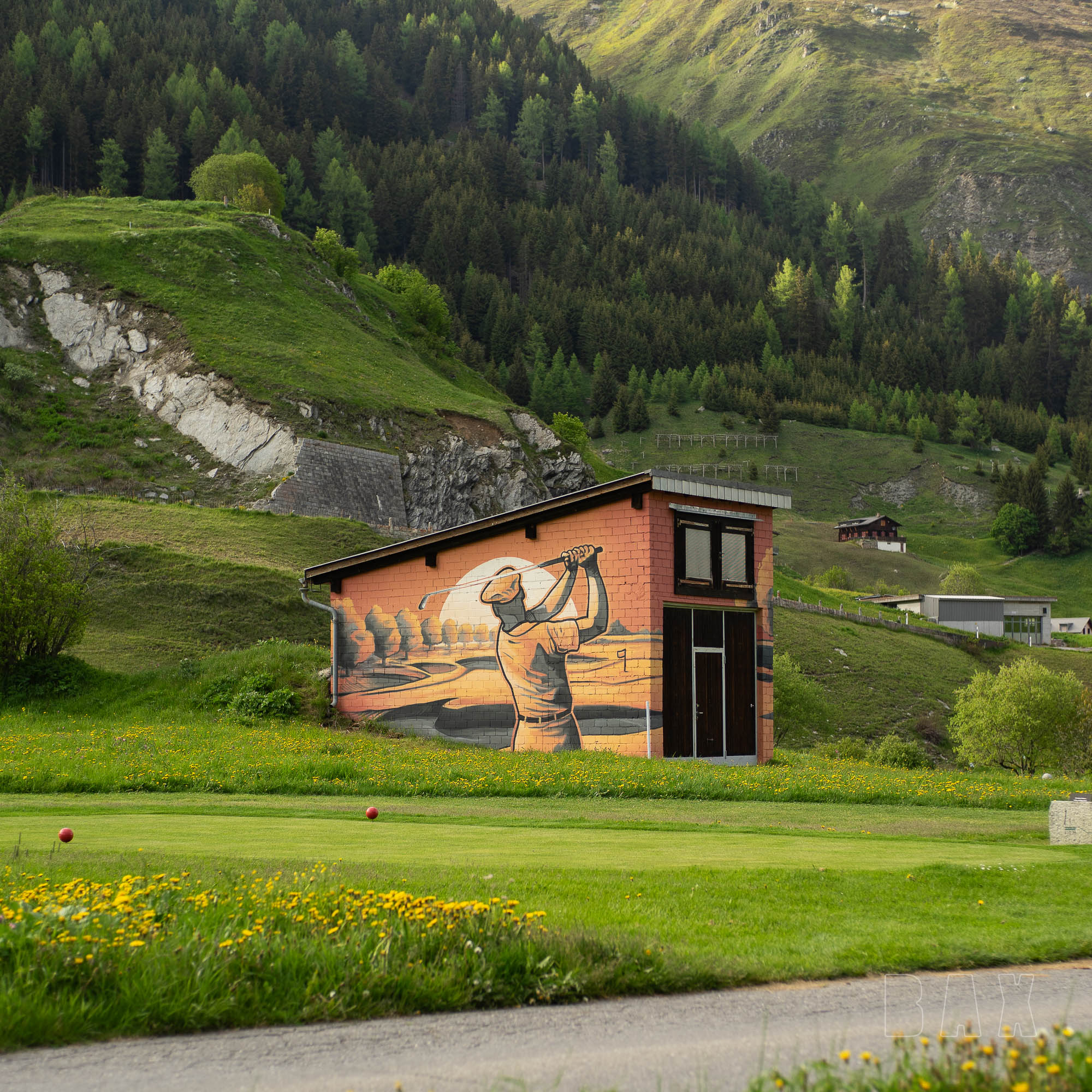 Golfer Starterhaus Realp