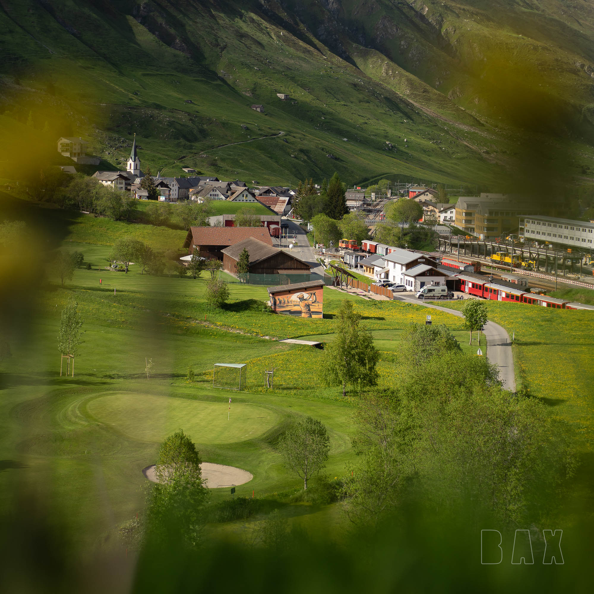 Golfer Starterhaus Realp